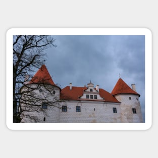 The newest part of Bauska Castle Sticker